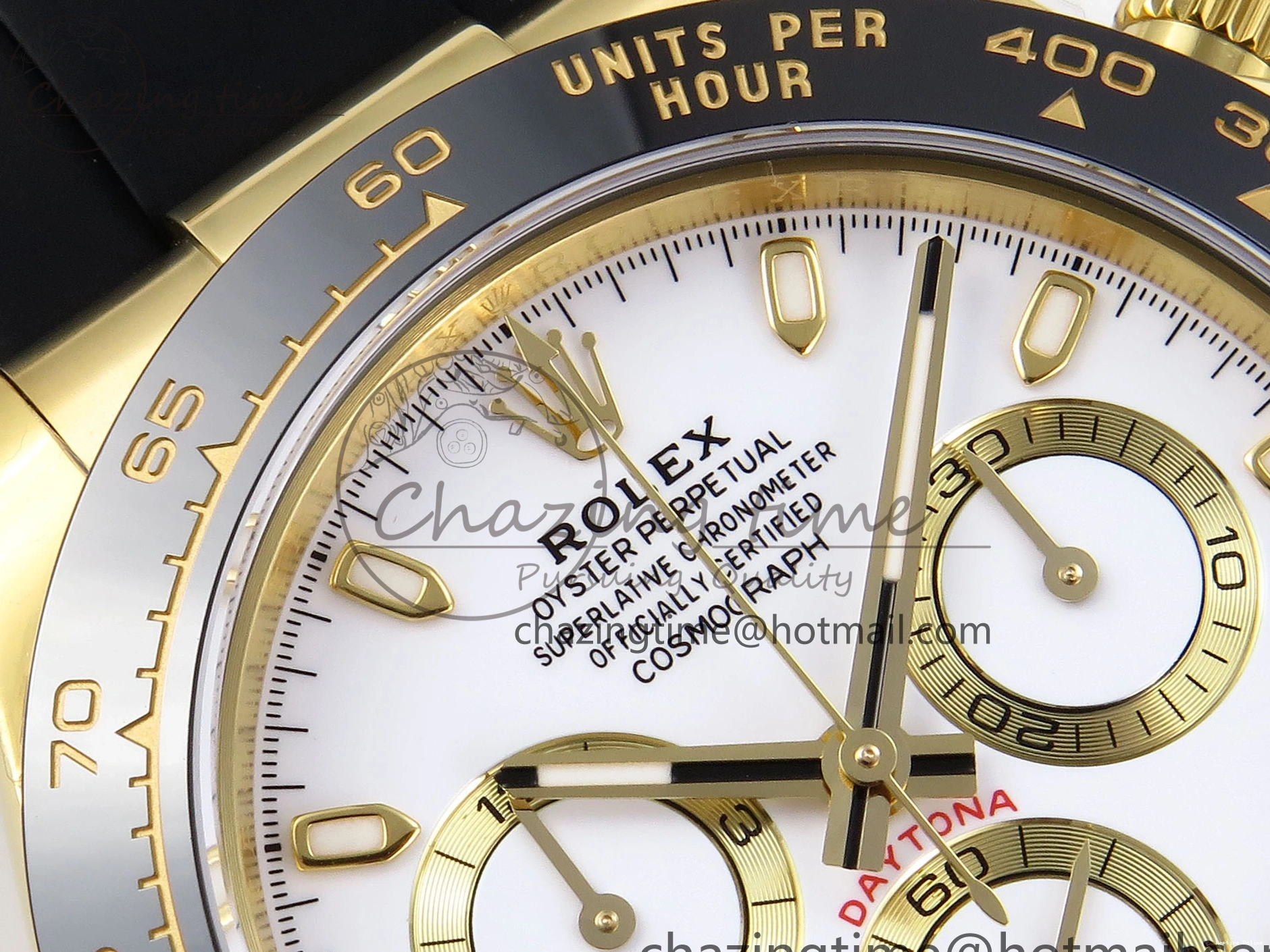 0401 Minimalist DAYTONA 116518 APSF 1:1 BEST EDITION WHITE DIAL ON OYSTERFLEX RUBBER STRAP SH 1781